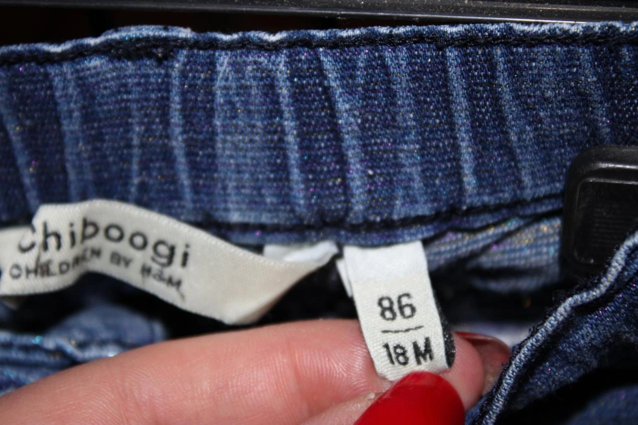 Calça jeans curta para menina 18 meses - 86 cm chiboogi – photo 3